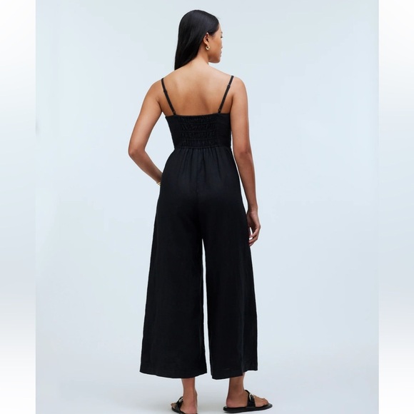 Madewell Sleeveless Wide-Leg Jumpsuit in 100% Linen - Picture 4 of 6